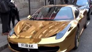 Ferrari 458 Spider Oro - 3