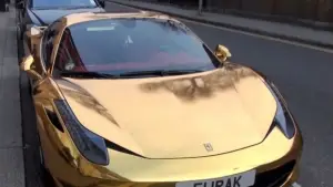 Ferrari 458 Spider Oro - 5