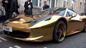 Ferrari 458 Spider Oro