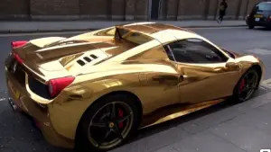 Ferrari 458 Spider Oro