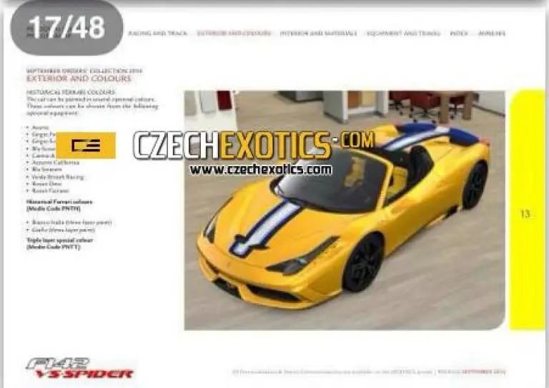 Ferrari 458 Spider Speciale - foto spia configuratore (non confermate) - 2