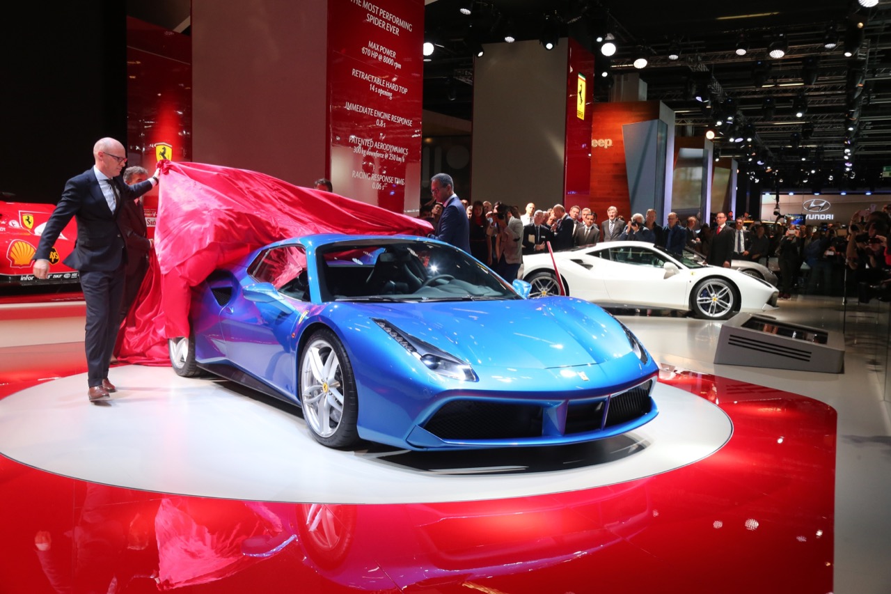 Ferrari 488 Spider - Salone di Francoforte 2015