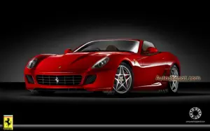 Ferrari 599 Spyder rendering - 1