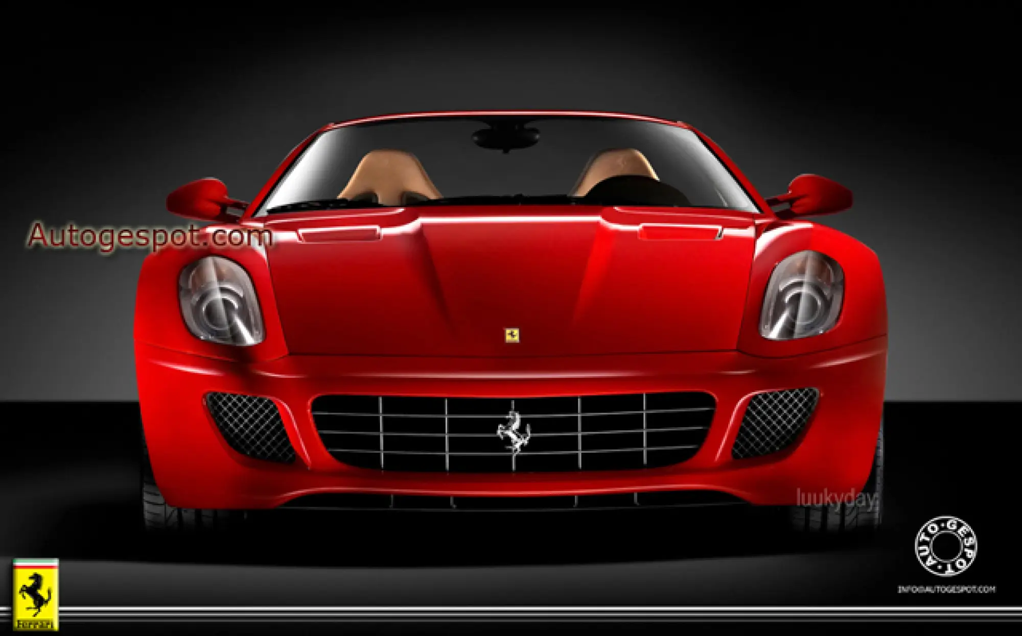 Ferrari 599 Spyder rendering - 2