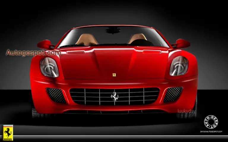 Ferrari 599 Spyder rendering - 2