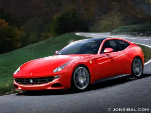 Ferrari 612 Shooting Brake - Foto spia 19-01-2011 - 3