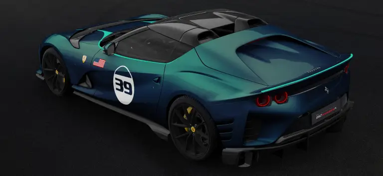 Ferrari 812 Competizione A Blu Capri  - 3