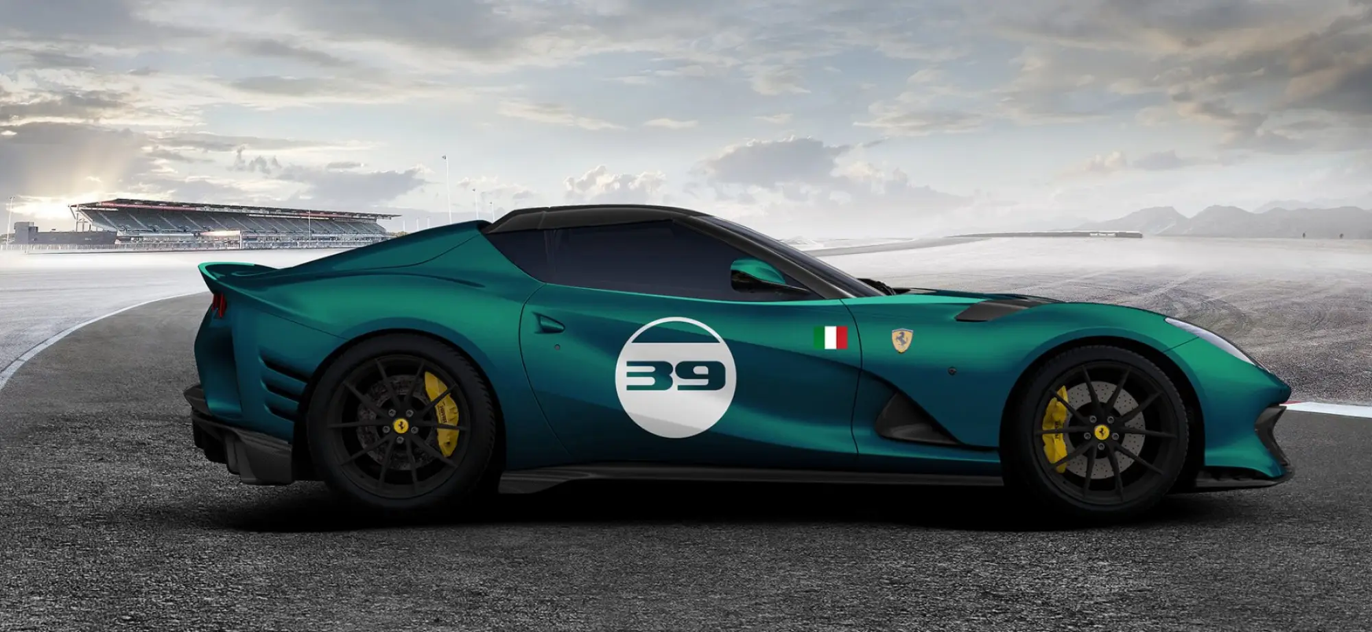 Ferrari 812 Competizione A Blu Capri  - 4