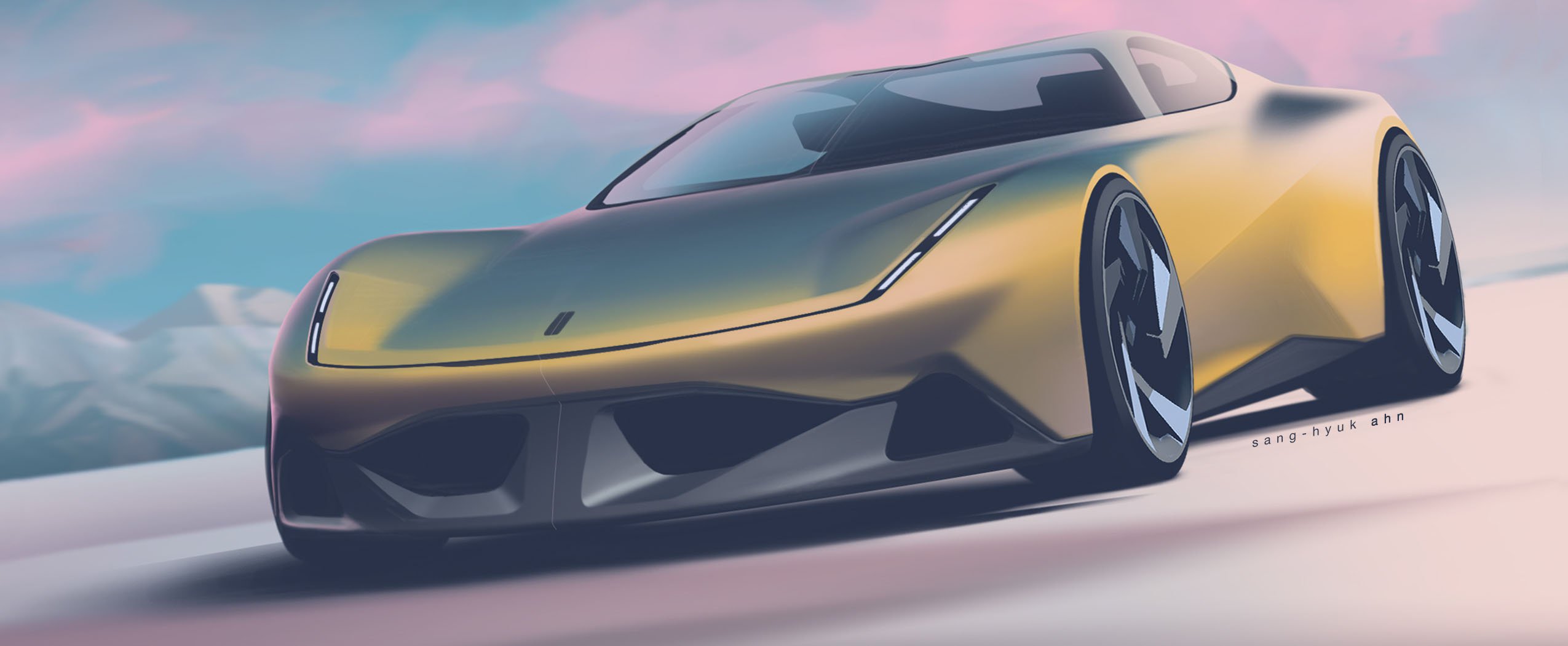 Ferrari 8E8Hyperspeed - Rendering by Sang-Hyuk Ahn