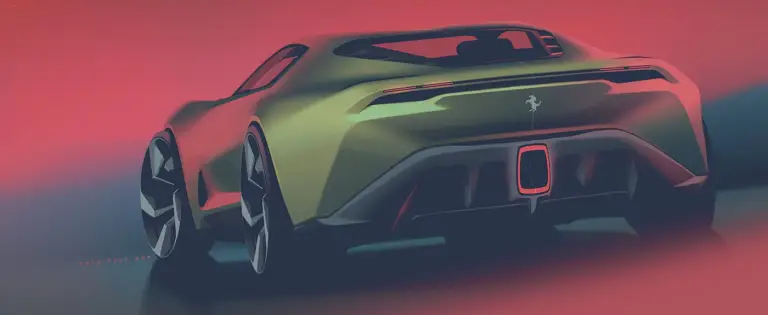 Ferrari 8E8Hyperspeed - Rendering by Sang-Hyuk Ahn - 12