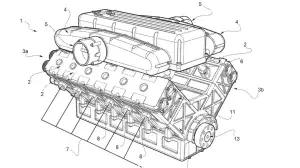 Ferrari - Brevetto nuovo motore V12 - 1