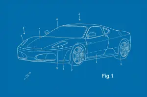 Ferrari brevetto nuovo tergicristallo - Foto