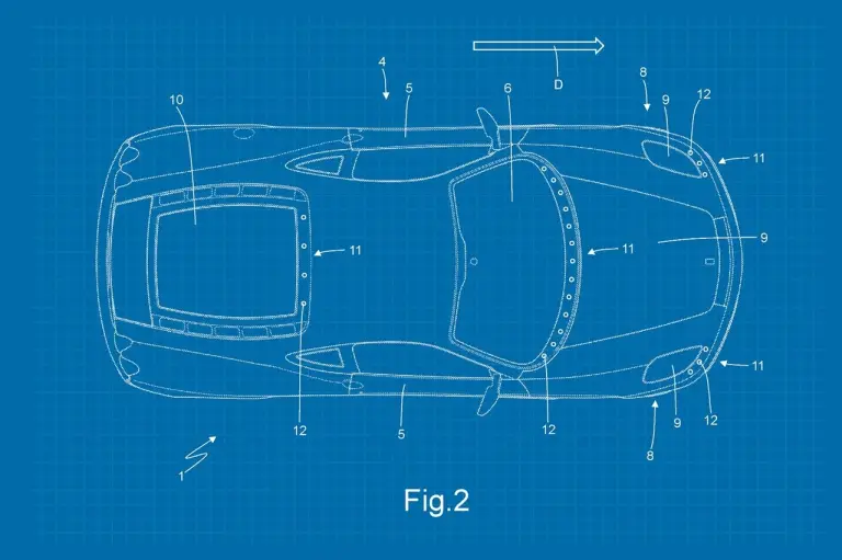 Ferrari brevetto nuovo tergicristallo - Foto - 2