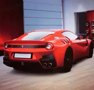 Ferrari F12 GTO - ipotetico design - 2