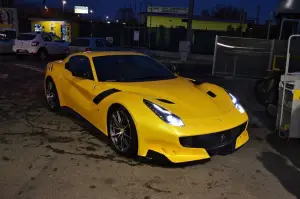 Ferrari F12tdf - nuove foto nei pressi di Maranello