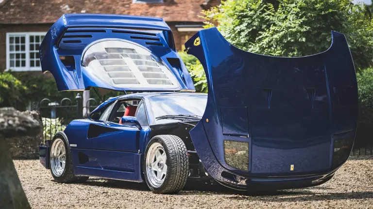 Ferrari F40 blu - 19