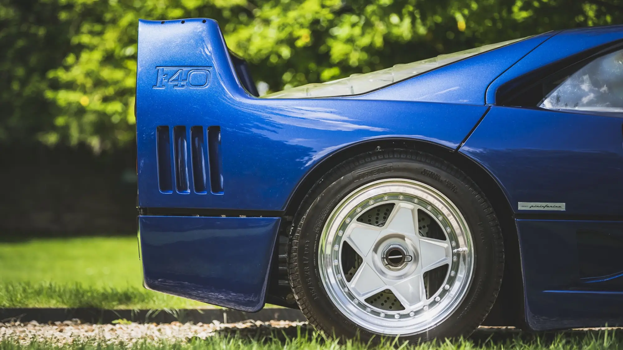 Ferrari F40 blu - 1