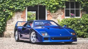 Ferrari F40 blu - 11