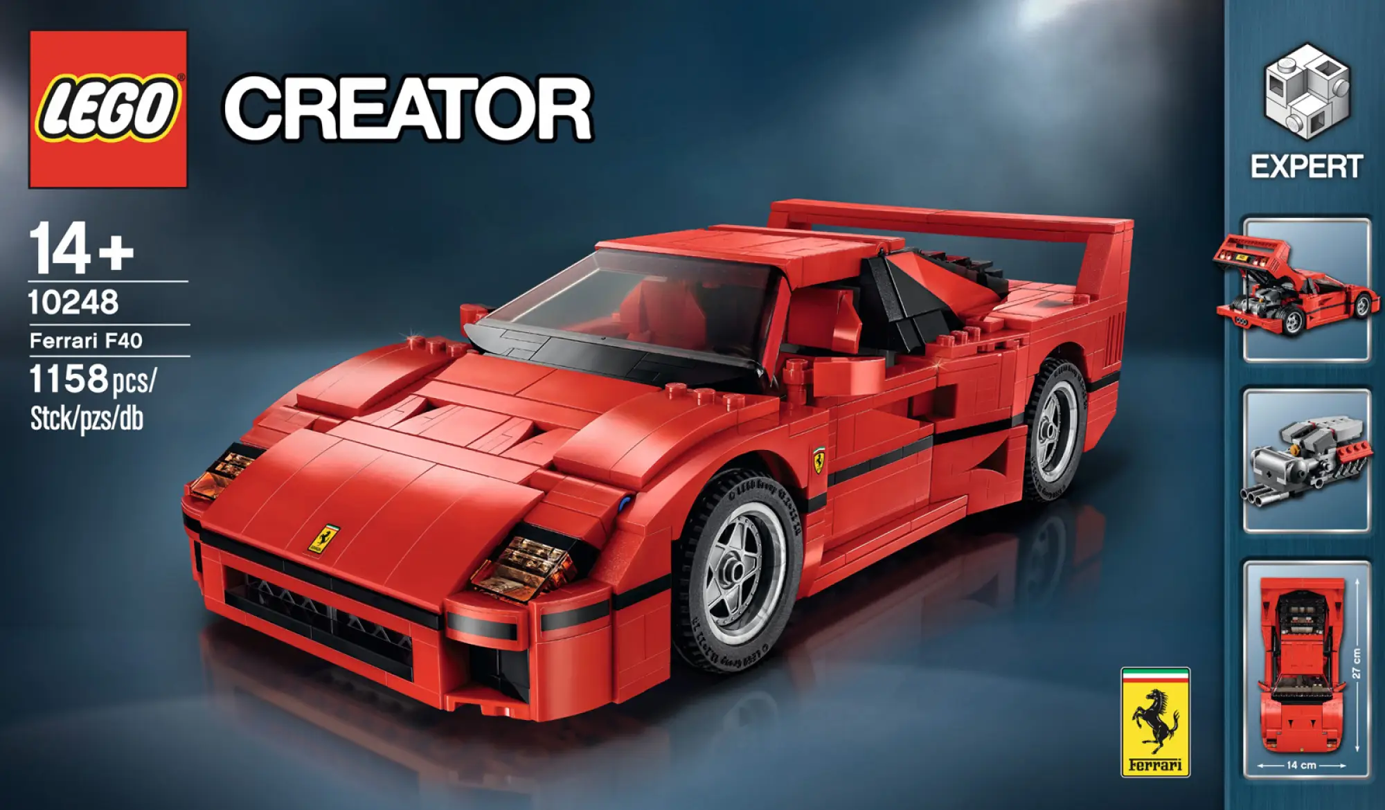 Ferrari F40 - Modellino in Lego - 7