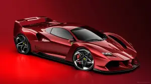 Ferrari F40 Tribute - Rendering by Samir Sadikhov