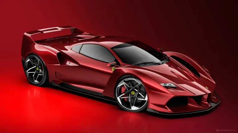 Ferrari F40 Tribute - Rendering by Samir Sadikhov - 11