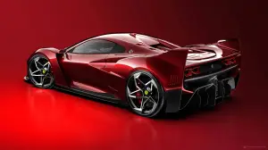 Ferrari F40 Tribute - Rendering by Samir Sadikhov
