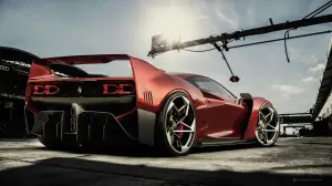 Ferrari F40 Tribute - Rendering by Samir Sadikhov