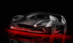 Ferrari F40 Tribute - Rendering by Samir Sadikhov