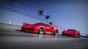Ferrari F40 Tribute - Rendering by Samir Sadikhov