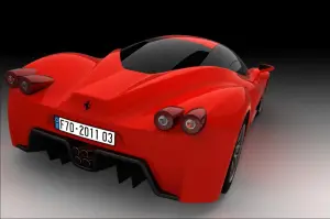 Ferrari F70 render
