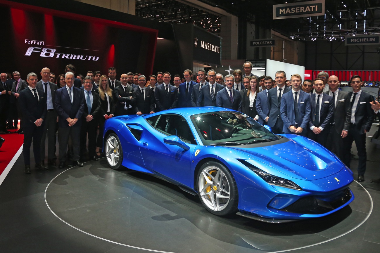 Ferrari F8 Tributo Foto Live - Salone di Ginevra 2019