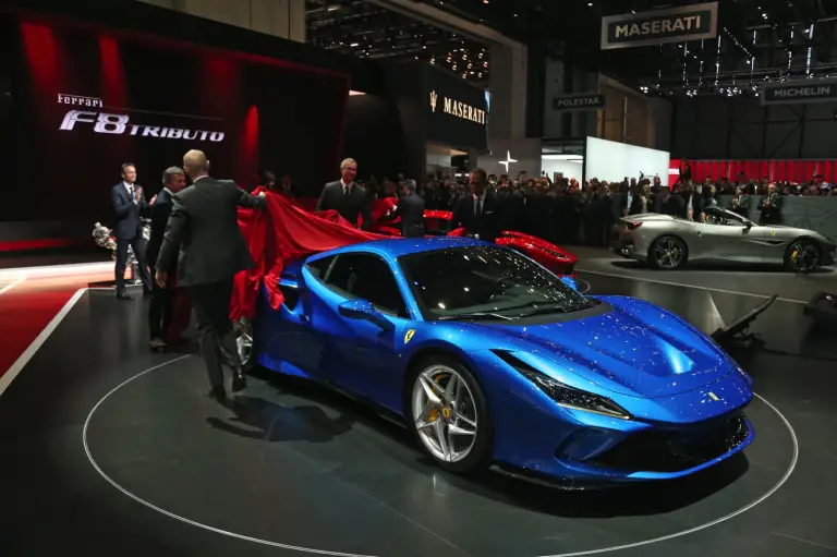 Ferrari F8 Tributo Foto Live - Salone di Ginevra 2019 - 17