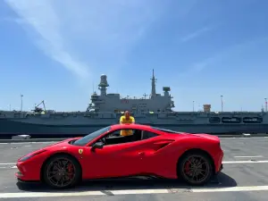 Ferrari F8 Tributo - Portaerei Garibaldi - 1