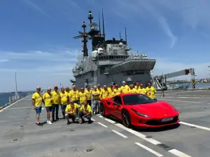 Ferrari F8 Tributo - Portaerei Garibaldi - 6