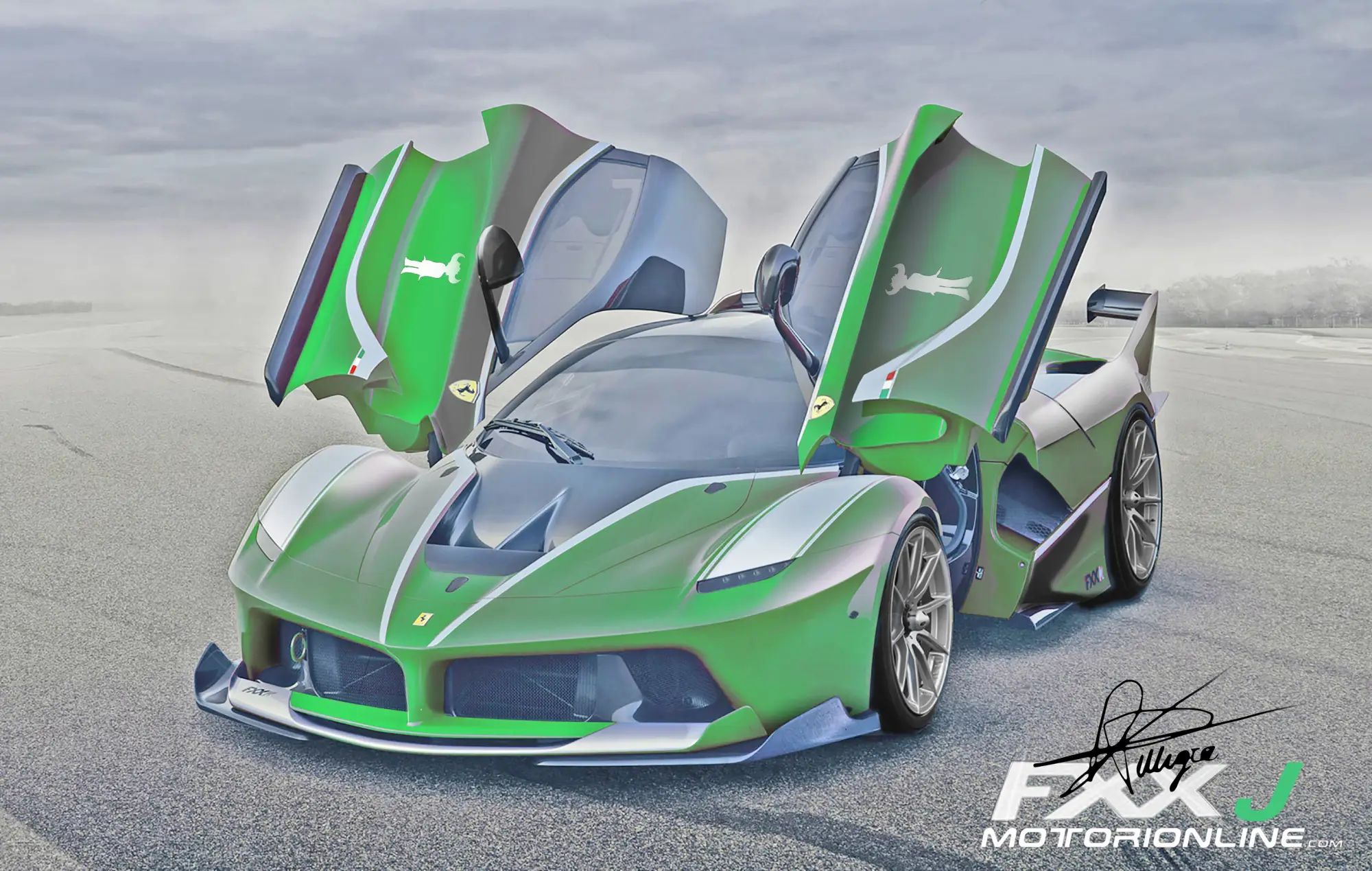 Ferrari FXX J Jamiroquai Special Edition by Daniele Pelligra - 1