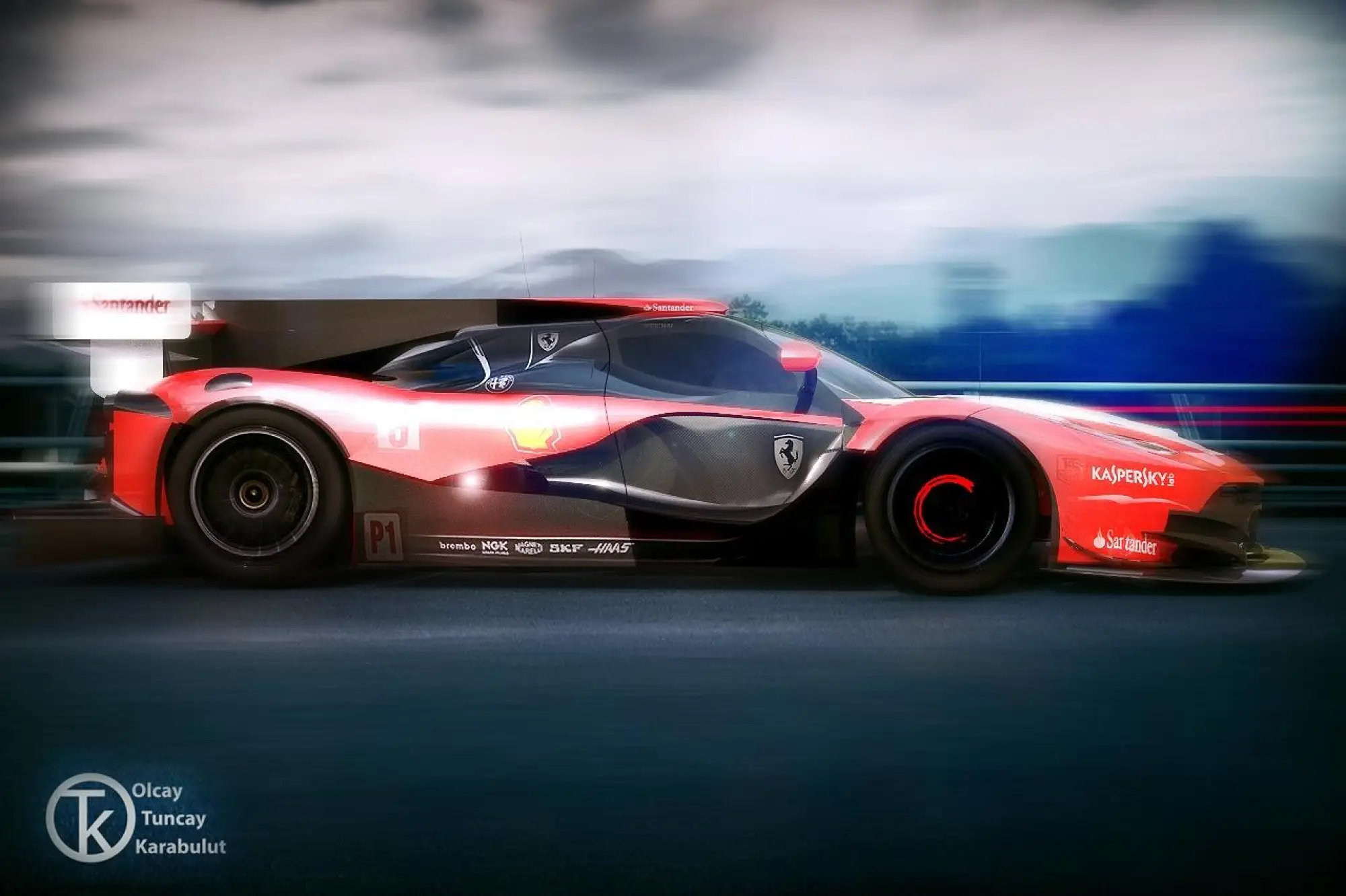 Ferrari GTE Le Mans - Rendering - 2