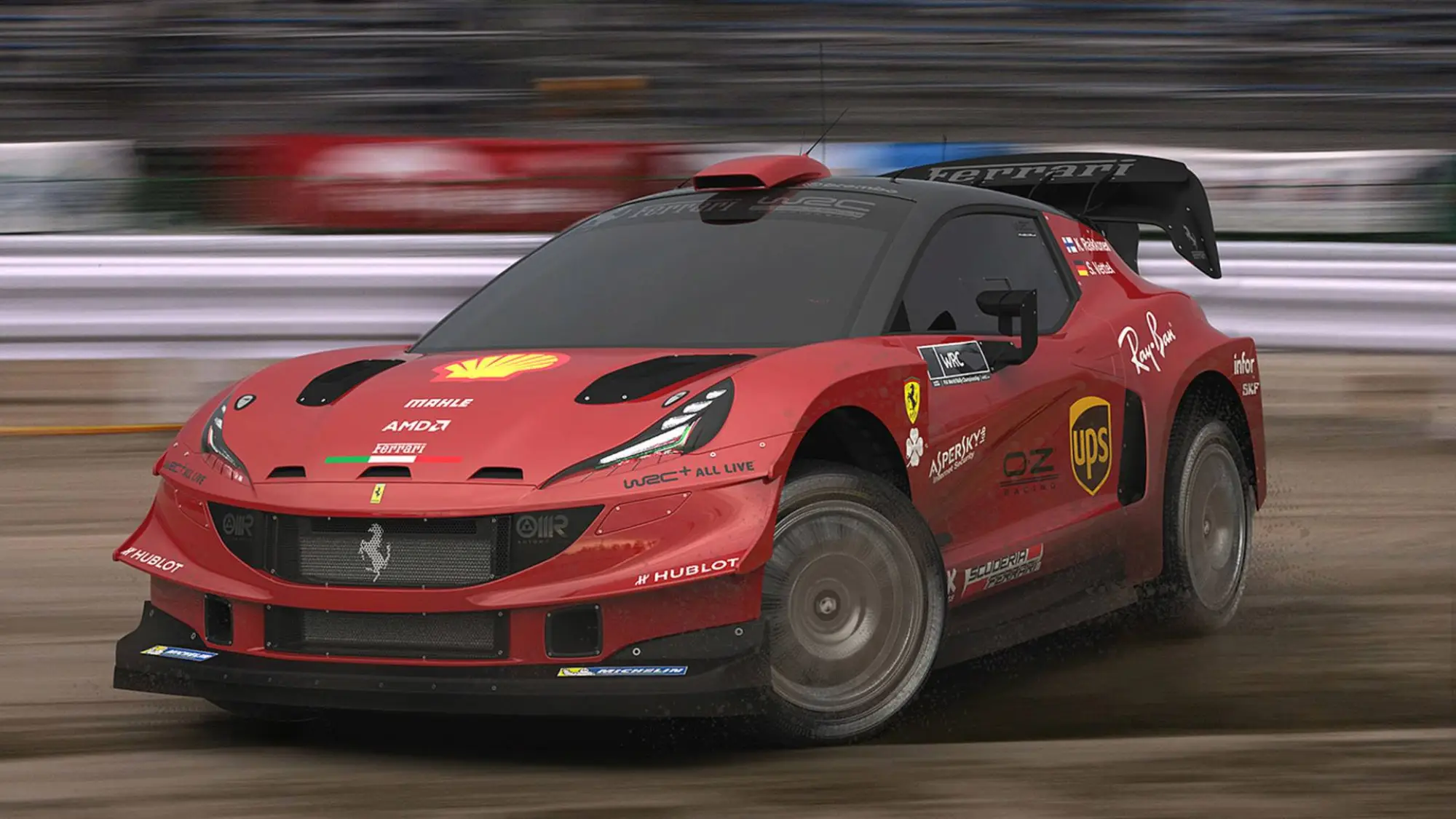 Ferrari hatchback - Rendering by Taekang Lee - 10