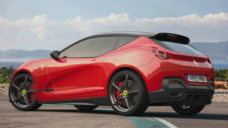 Ferrari hatchback - Rendering by Taekang Lee - 2