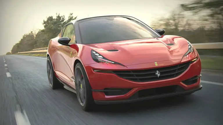 Ferrari hatchback - Rendering by Taekang Lee - 3