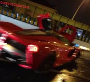 Ferrari LaFerrari- Incidente Shanghai