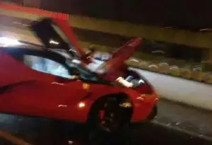 Ferrari LaFerrari- Incidente Shanghai