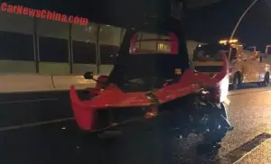 Ferrari LaFerrari- Incidente Shanghai