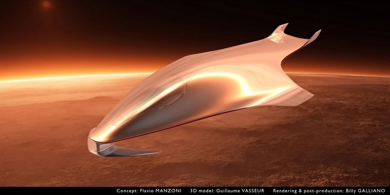 Ferrari - navicella spaziale ideata dal direttore del design Flavio Manzoni