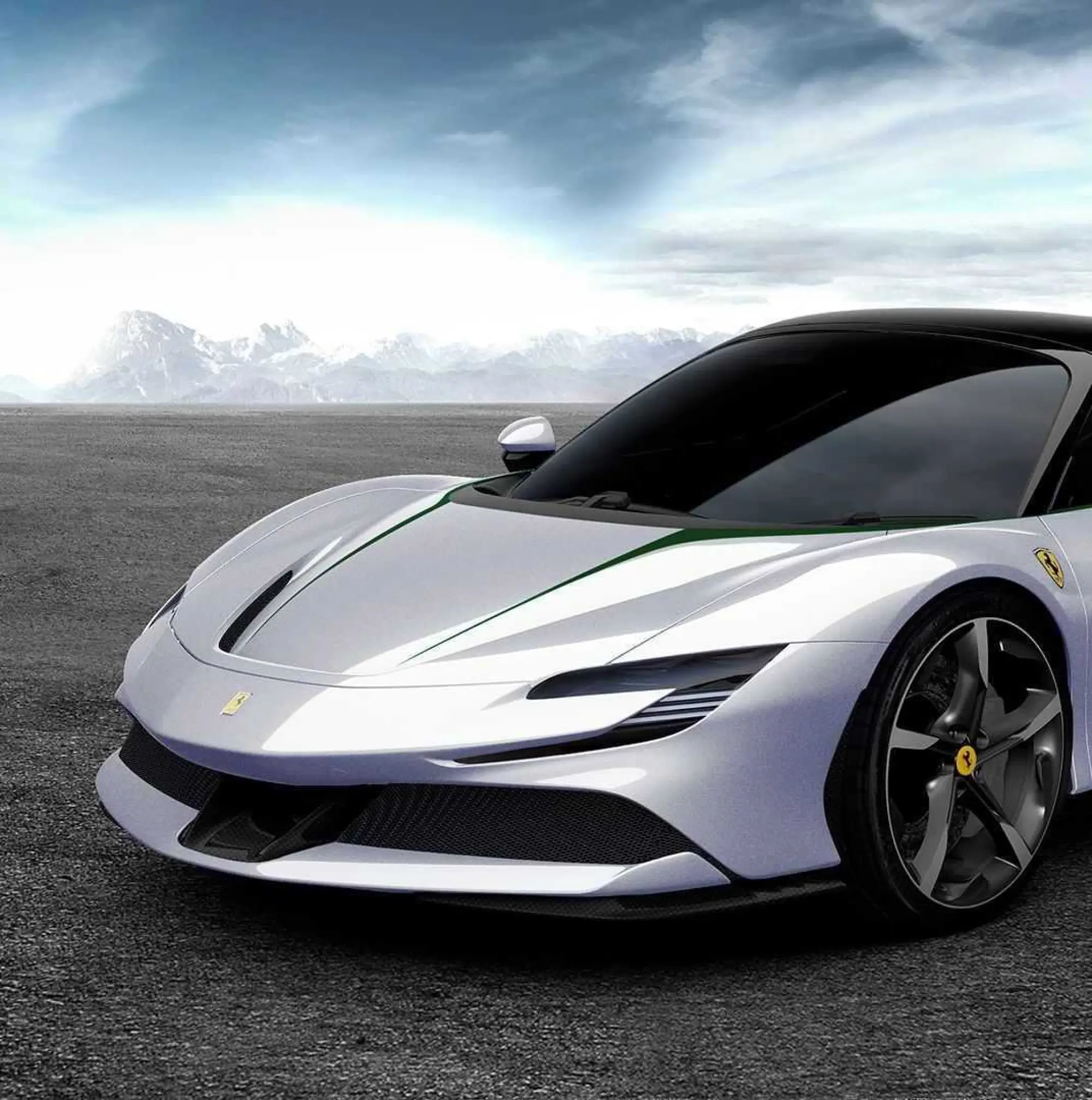 Ferrari SF90 Spider Bianco Courmayeur  - 2