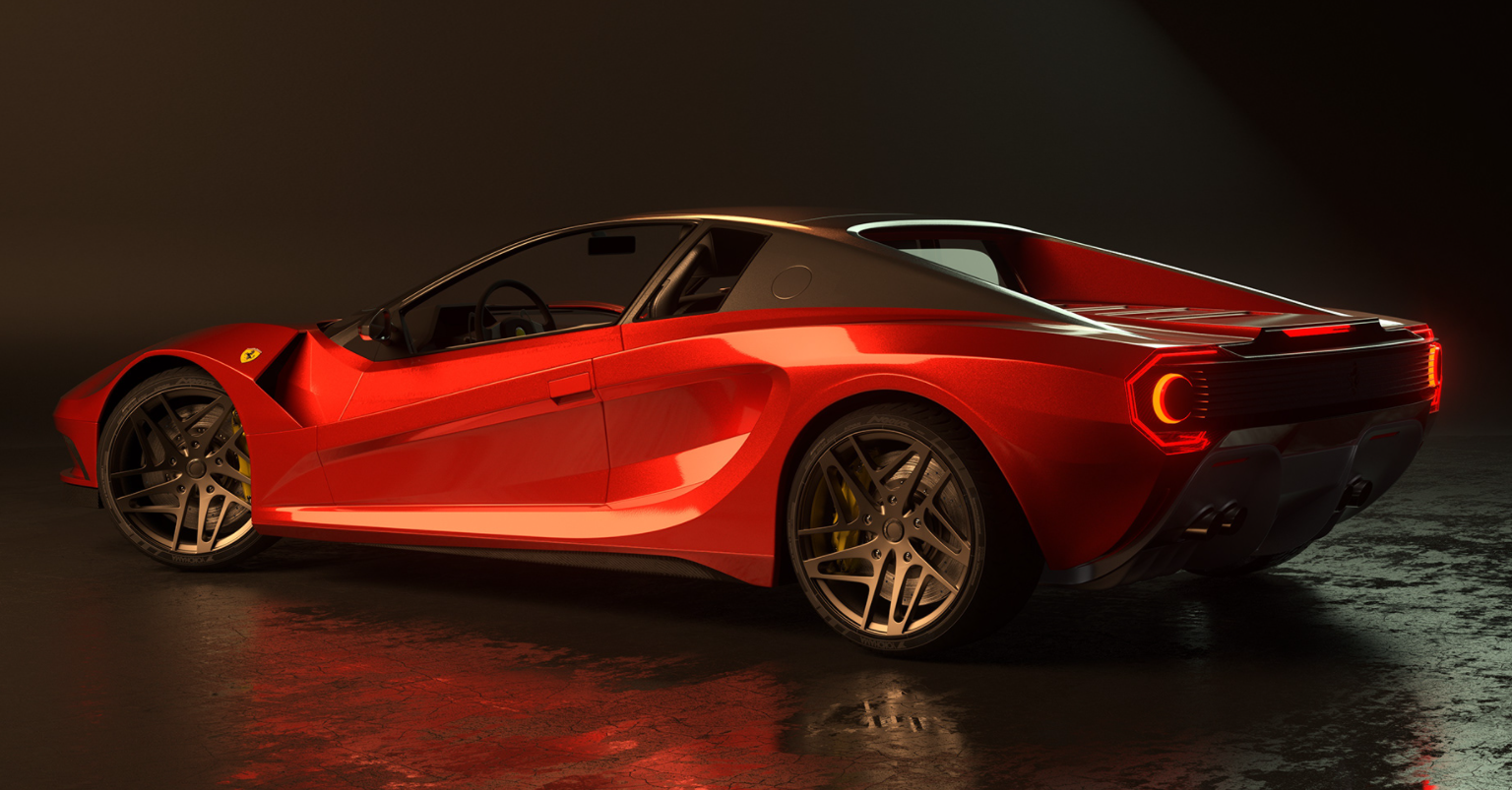 Ferrari Testarossa 2021 - Render