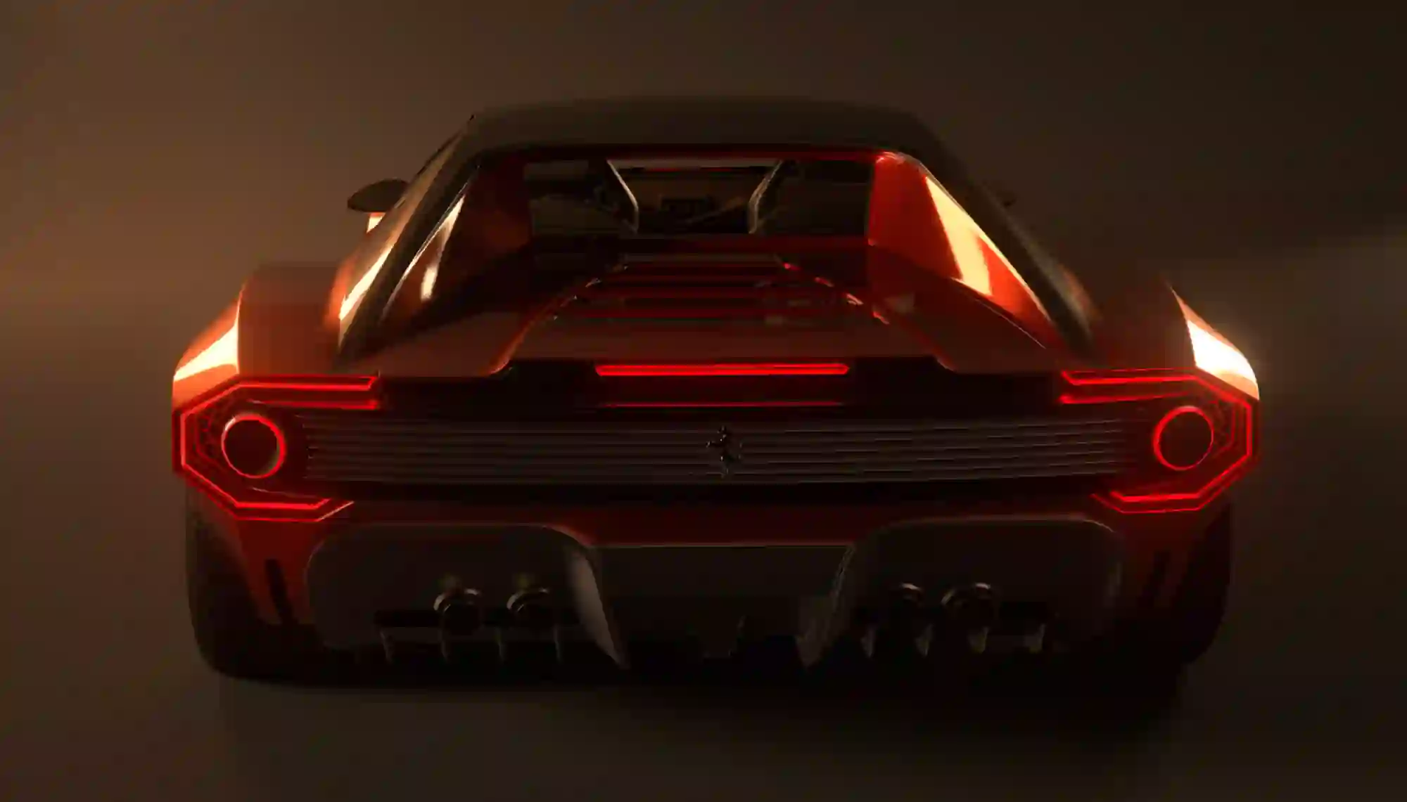 Ferrari Testarossa 2021 - Render - 5