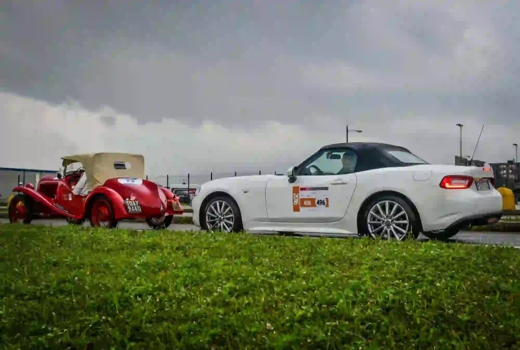 Fiat 124 Spider alla partenza della Mille Miglia 2016 - 2