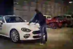 Fiat 124 Spider alla partenza della Mille Miglia 2016