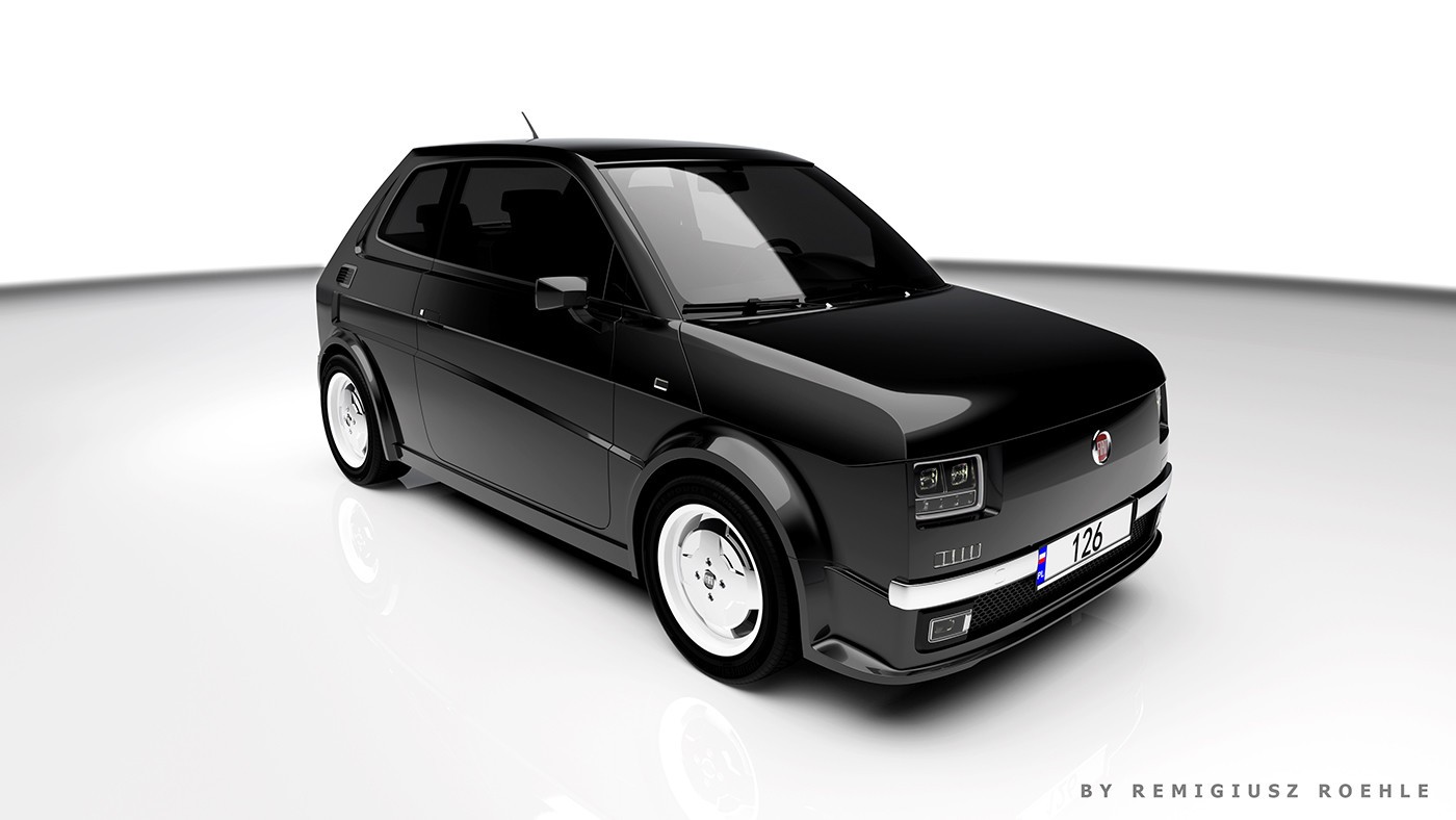 Fiat 126 2020 - Render