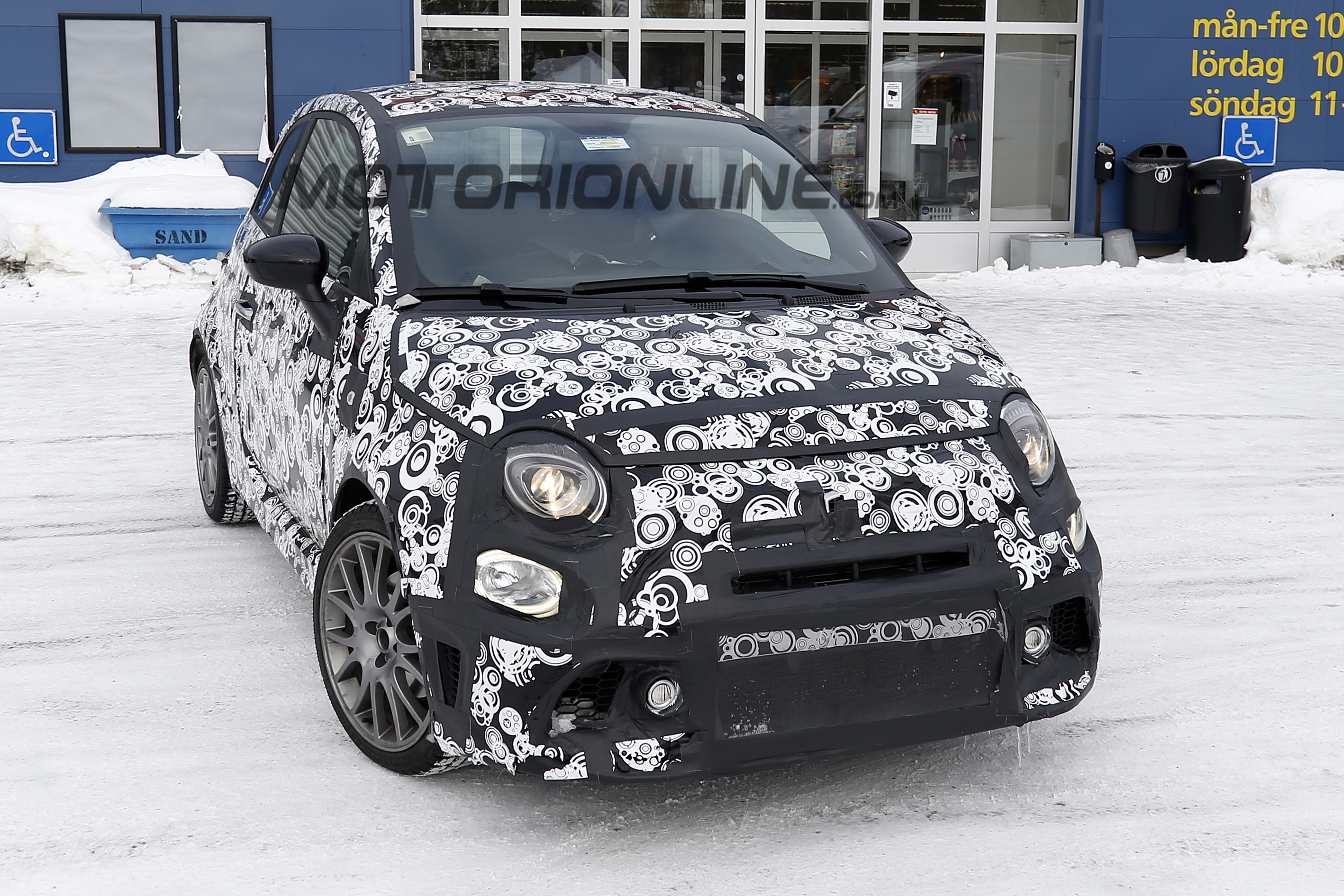 Fiat 500 Abarth 2016 - Foto spia 10-03-2016